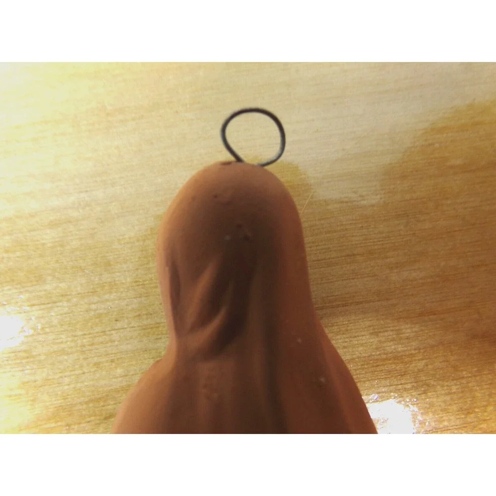 Pencil Terra Cotta Christmas Ornament 8